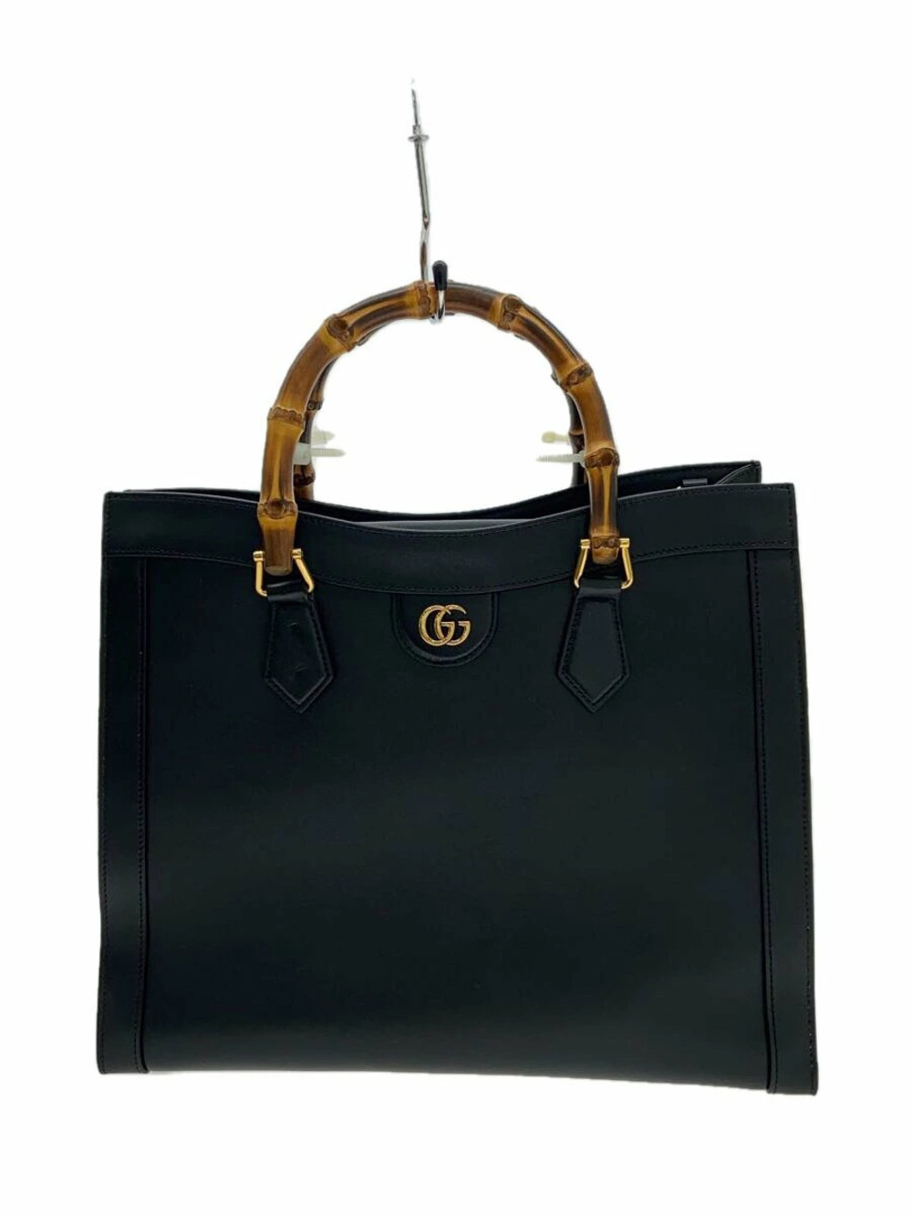 Gucci Top Handle Bag Diana Leather Black